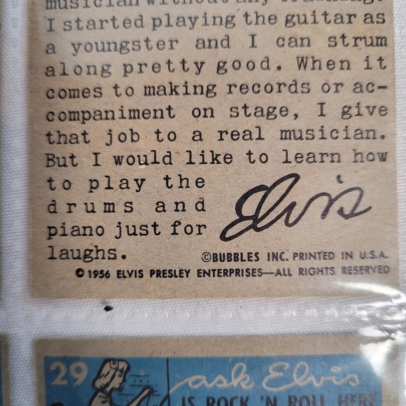 Lot of 16 Elvis Presley 1956 Bubbles Inc. Trading Cards Ungraded EUC - Picture 11 of 13